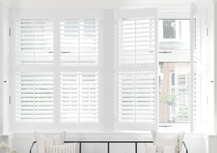 Kensington, Atlantic White - Full Height Plantation Shutter - Image 3
